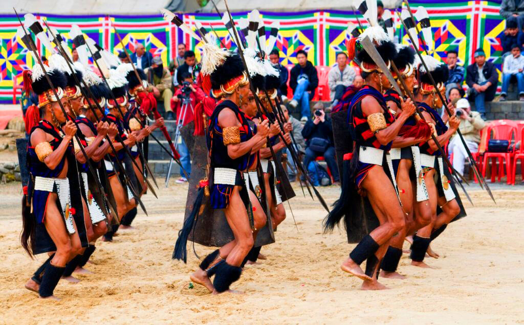 Kuki border dancers Nagaland